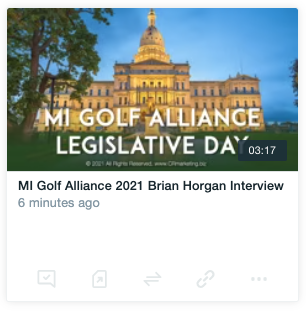 MI golf alliance 2021 Brian Horgan interview